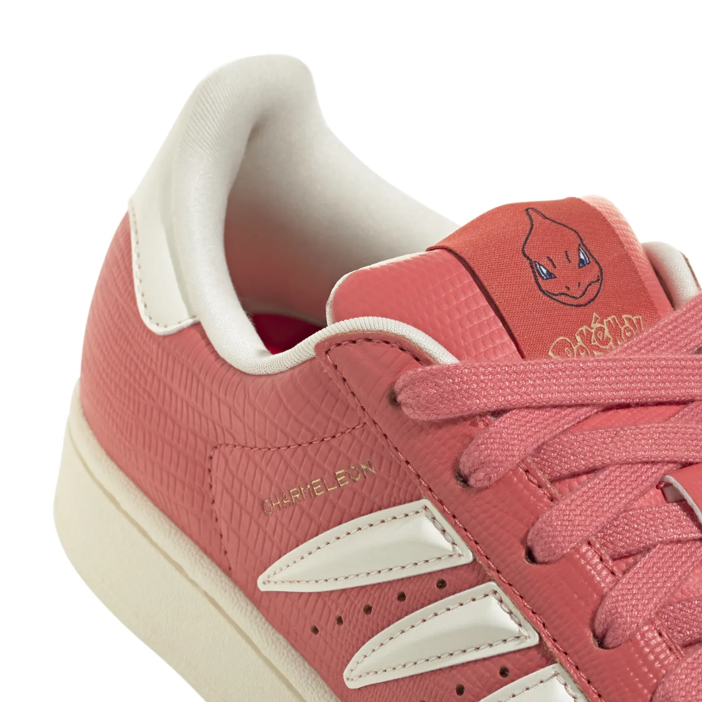 adidas Kids' Grade School Superstar II Shoes - Preloved Scarlet/Preloved Scarlet/Cream White - View 7