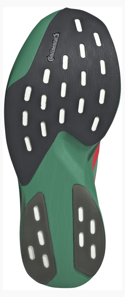 adidas Women's Adizero EVO SL Running Shoes - Court Green/Lucid Red/White - View 3