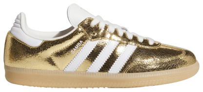 adidas Women's Samba OG Shoes - Gold - View 1