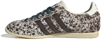 adidas Women's Japan Shoes - Wht/Dk Brown Pony Hair - View 4