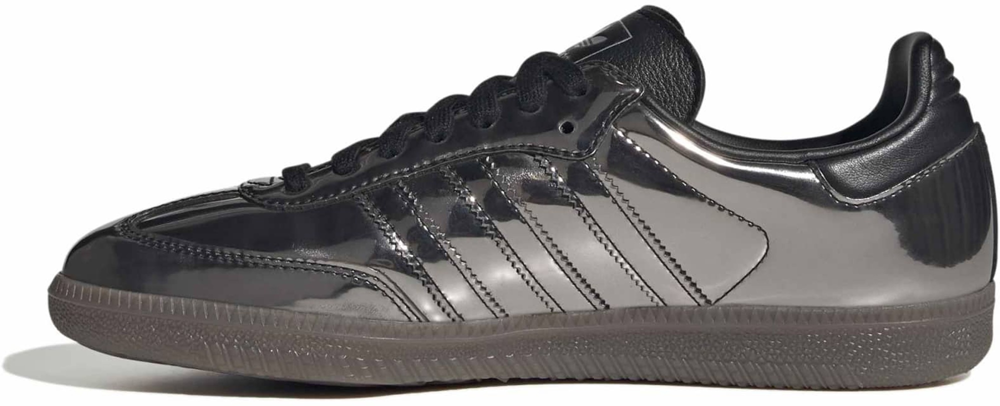 adidas Women's Samba OG Shoes - Chrome Black/Gum5 - View 4