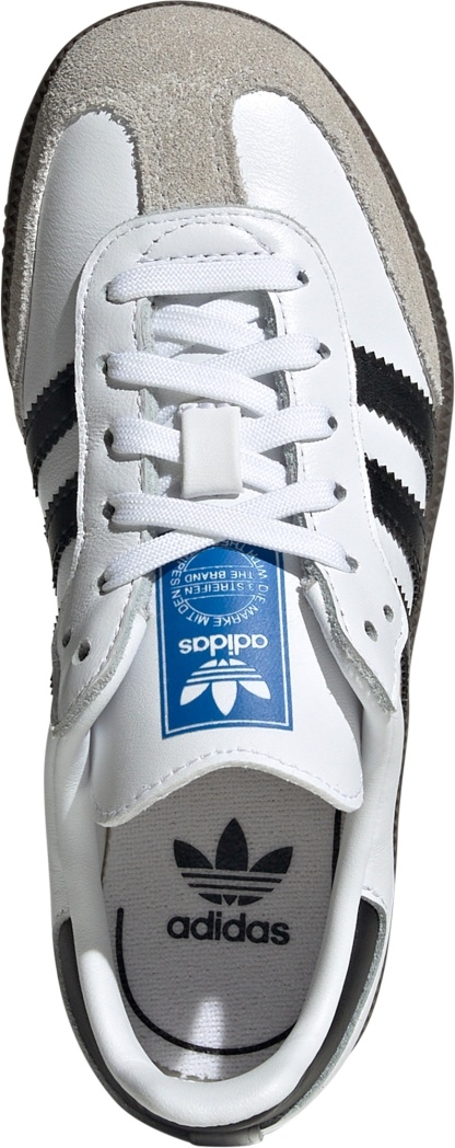 adidas Kids' Preschool Samba OG Shoes - White/Black/Gum - View 2
