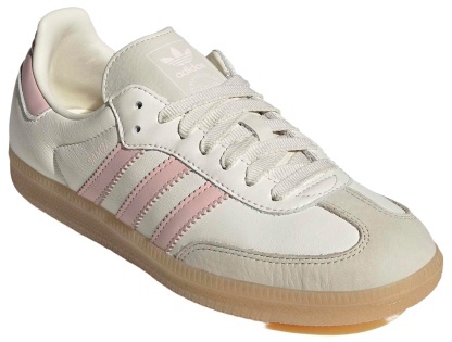 adidas Women's Samba OG Shoes - Off White/Sandy Pink/Gum 3 - View 6