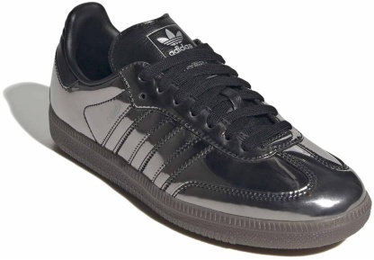 adidas Women's Samba OG Shoes - Chrome Black/Gum5 - View 6