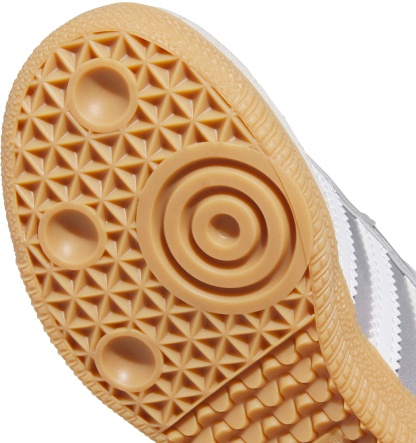 adidas Kids' Preschool Samba Jane Shoes - Silver Met/Ftwr White/Gum 3 - View 7