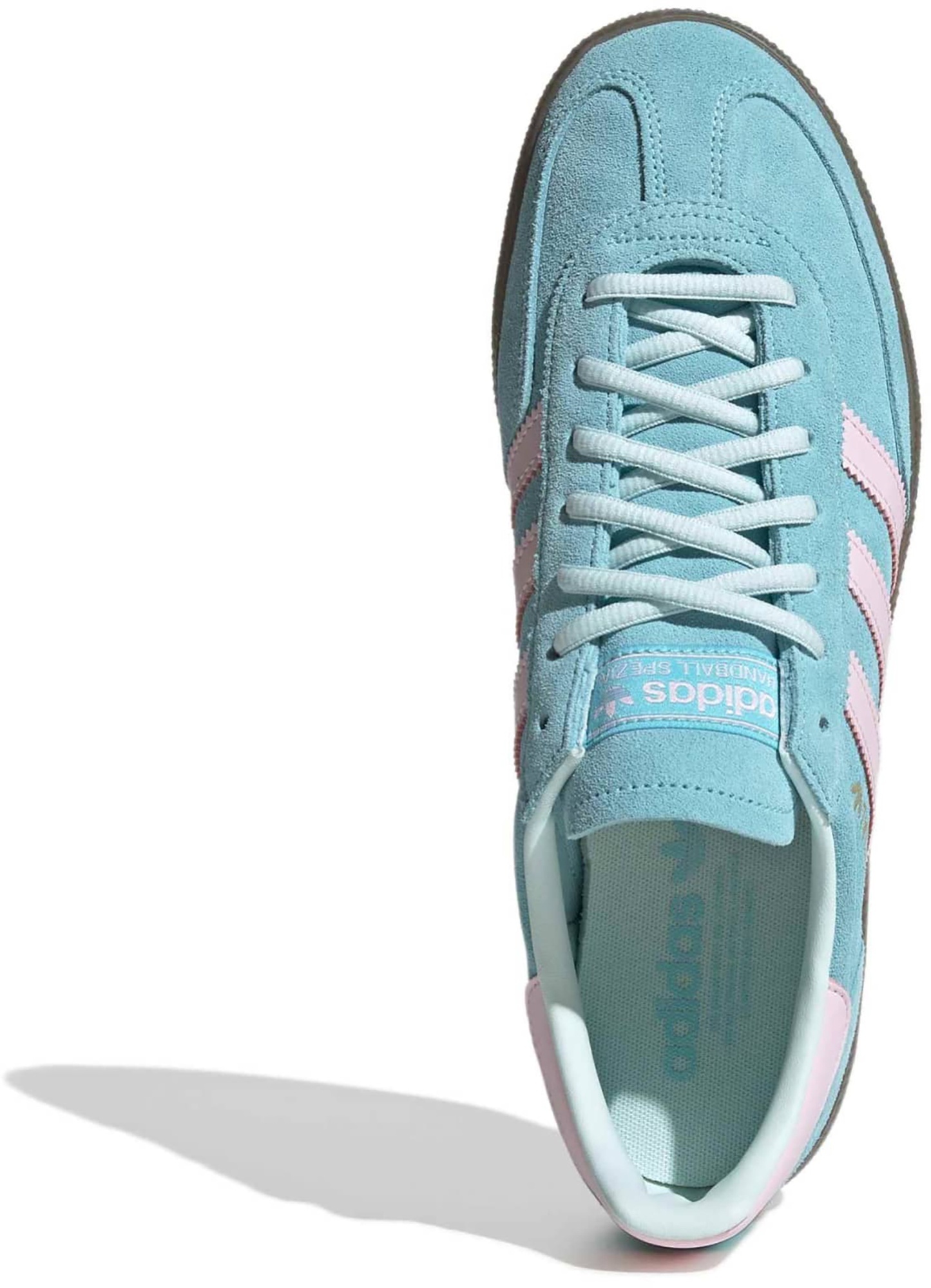 adidas Men's Handball Spezial Shoes - Pulse Aqua/Clear Pink/Gum - View 3