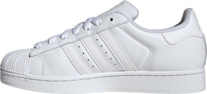 adidas Men's Superstar II Shoes - White/White - View 6