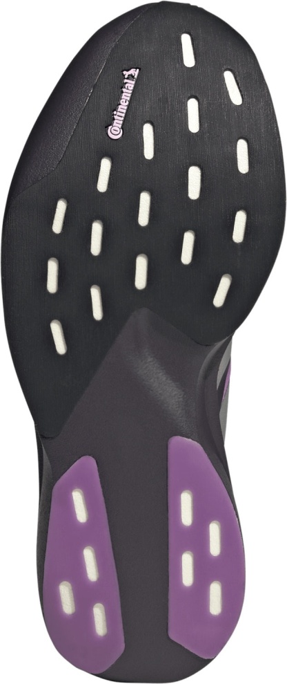 adidas Women's Adizero EVO SL EXO  Running Shoes - Aurora Black/Silver Met./Active Purple - View 3