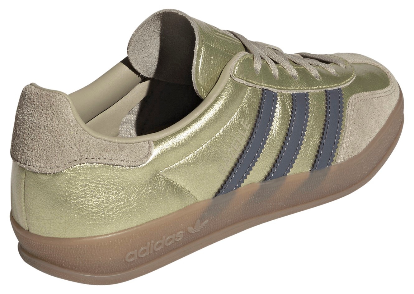 adidas Women's Gazelle Indoor Shoes - Gold/Aurora Onx/Wndr Crgo - View 5