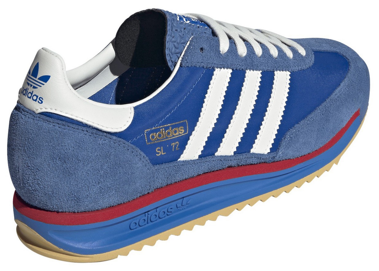 adidas Men's SL 72 RS Shoes - Blue/White/Better Scarlet - View 9