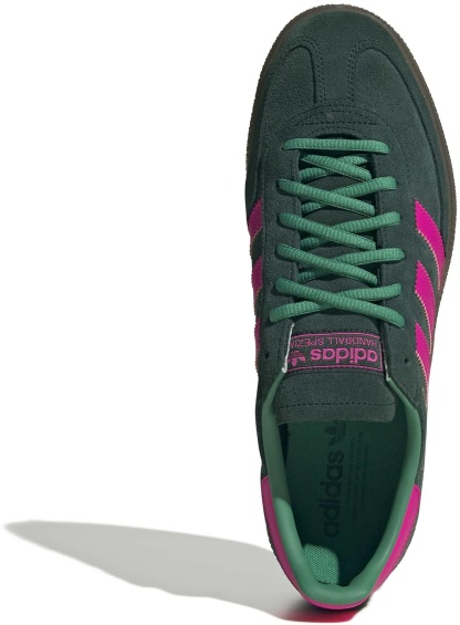 adidas Men's Handball Spezial Shoes - Aurora Ivy/Shock Pink/Gum - View 3