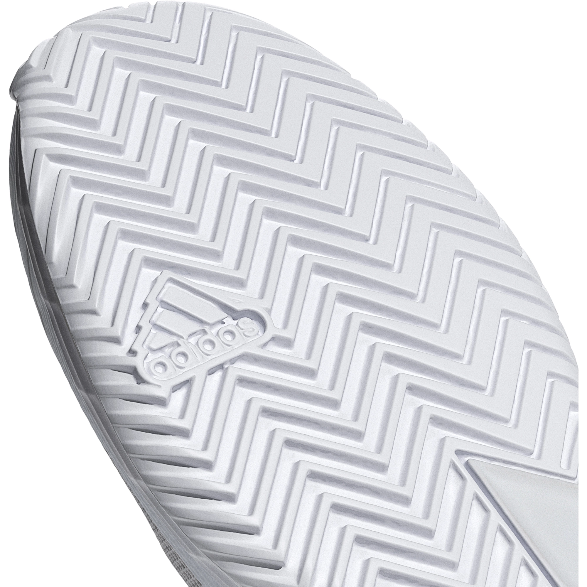 adidas Women's Defiant Speed 2 Tennis Shoes - White/White/Gray - View 10
