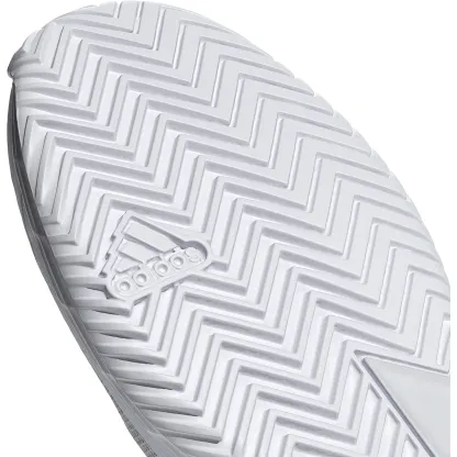 adidas Women's Defiant Speed 2 Tennis Shoes - White/White/Gray - View 10