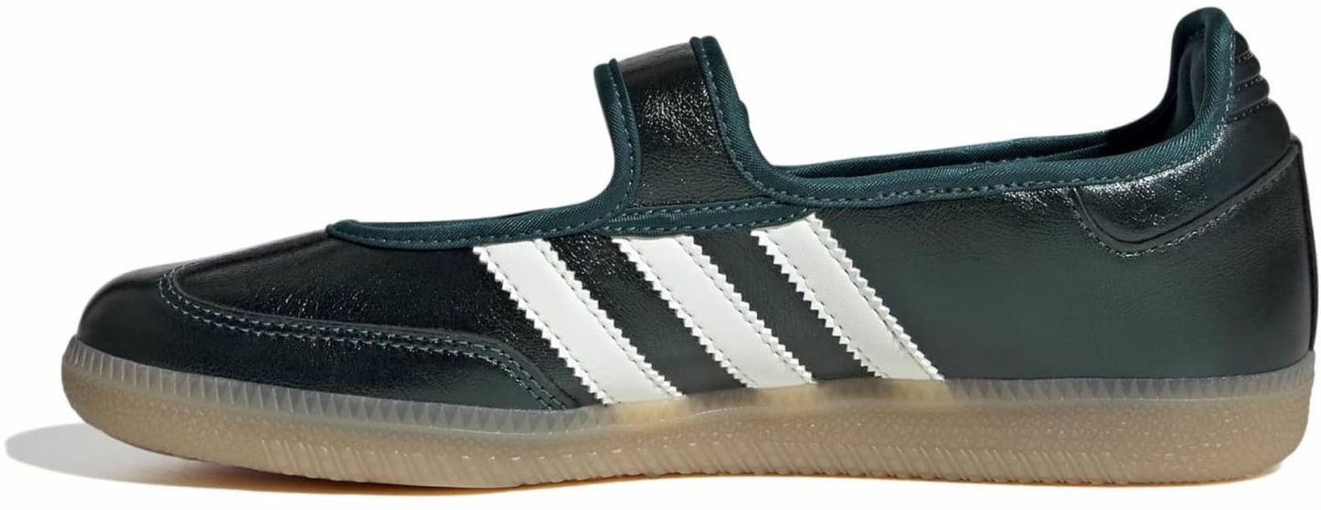 adidas Women's Samba Jane Shoes - Rich Green/Off White/Gum4 - View 4
