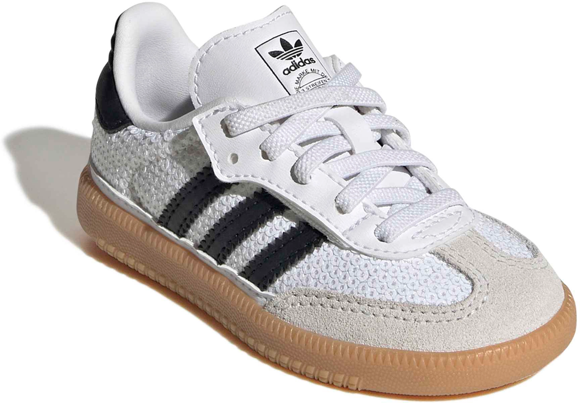 adidas Toddler Samba OG Shoes - White/Core Black/Grey One - View 7