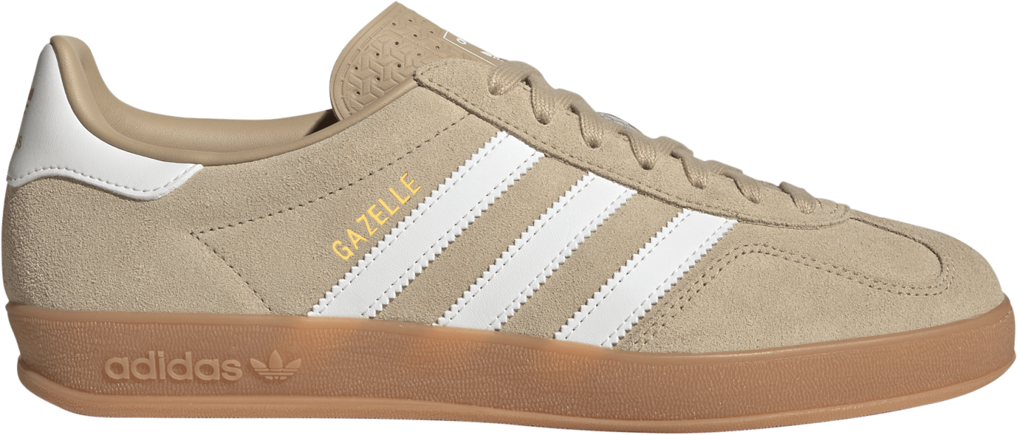 adidas Men's Gazelle Indoor Shoes - Beige/White - View 1