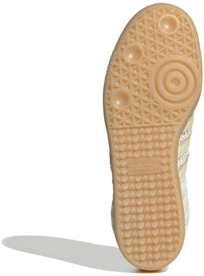 adidas Women's Samba OG Shoes - Crochet Off Wht/Wm Vanlla - View 3