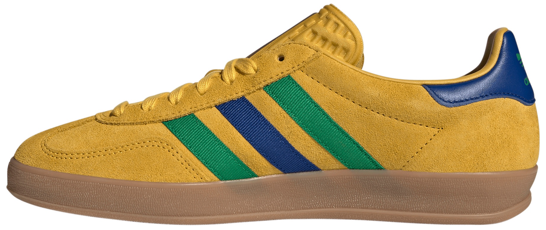adidas Men's FIFA World Cup Gazelle Indoor Shoes - Eqt Yellow/Collegiate Royal/Green - View 4