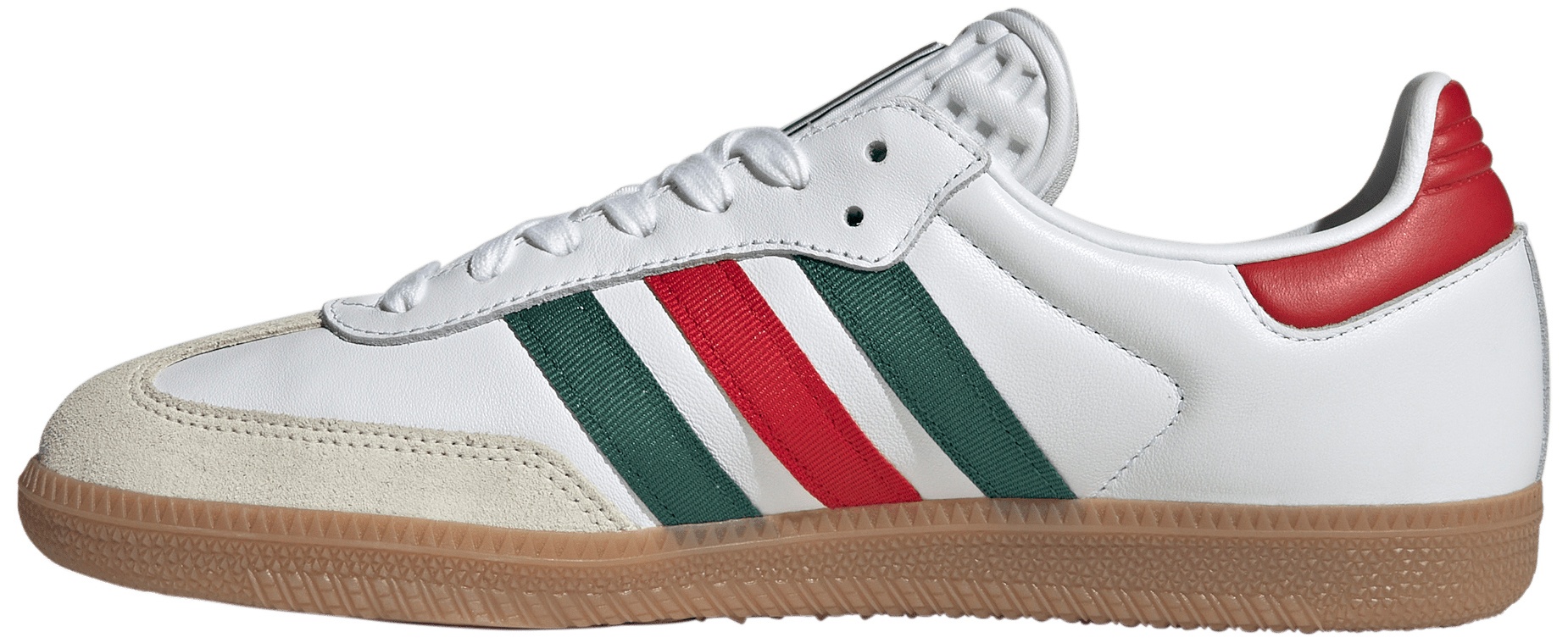 adidas FIFA World Cup Samba OG Shoes - Ftwr White/Better Scarlet/Team Dark Green - View 4
