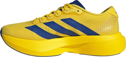 adidas Women's Adizero EVO SL Running Shoes - Yellow/Team Royal Blue/Iron Metallic - View 4