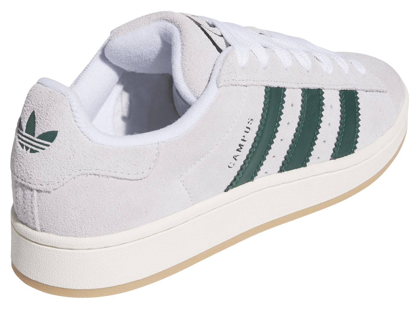 adidas Men's Campus 00s Shoes - Crystal White/Collegiate Green/Off White - View 6