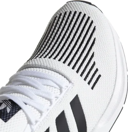 adidas Originals Men's Swift Run Shoes - White/Black - View 9