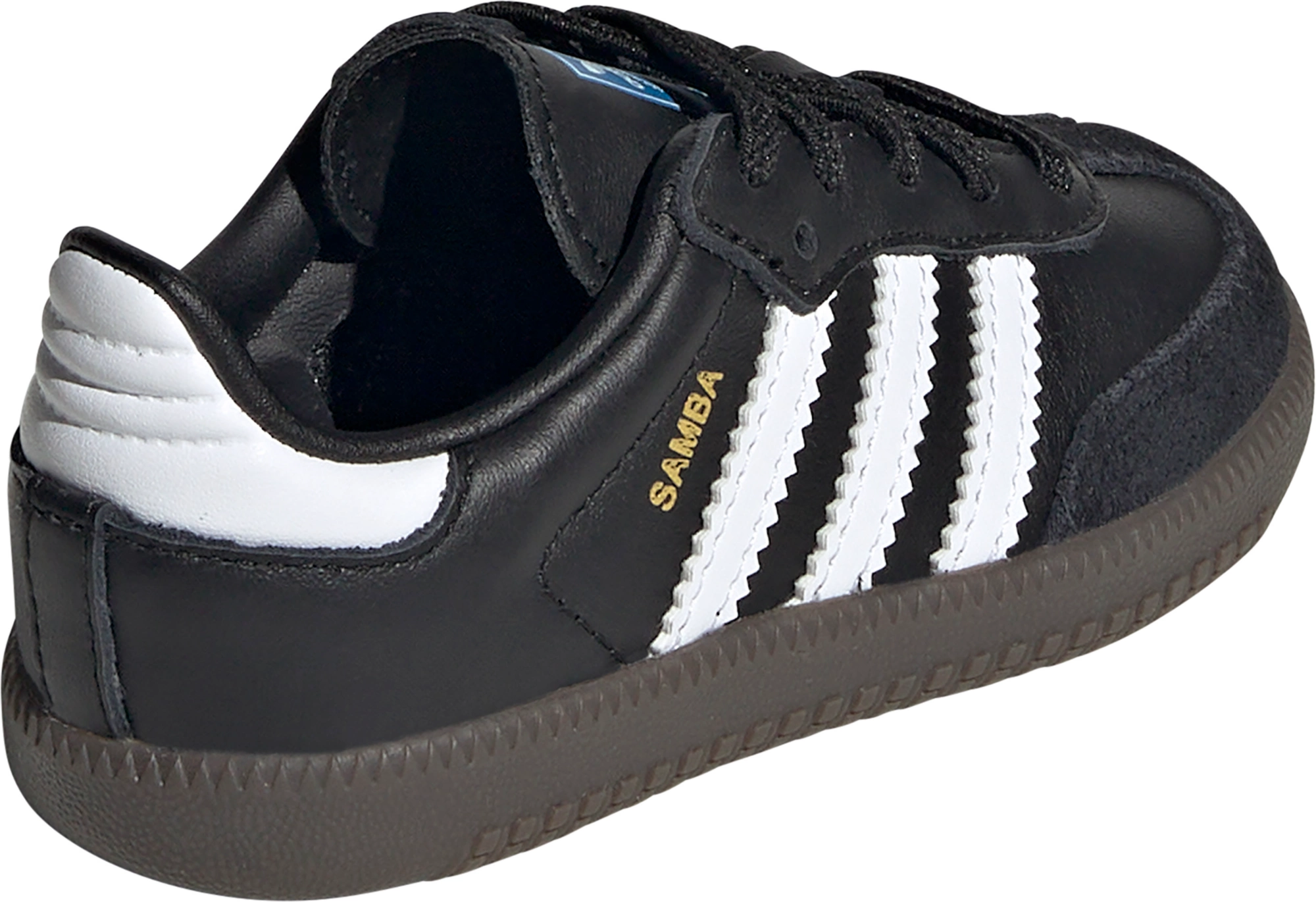 adidas Toddler Samba OG Shoes - Black/White/Gold - View 5