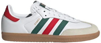 adidas FIFA World Cup Samba OG Shoes - Ftwr White/Better Scarlet/Team Dark Green - View 1