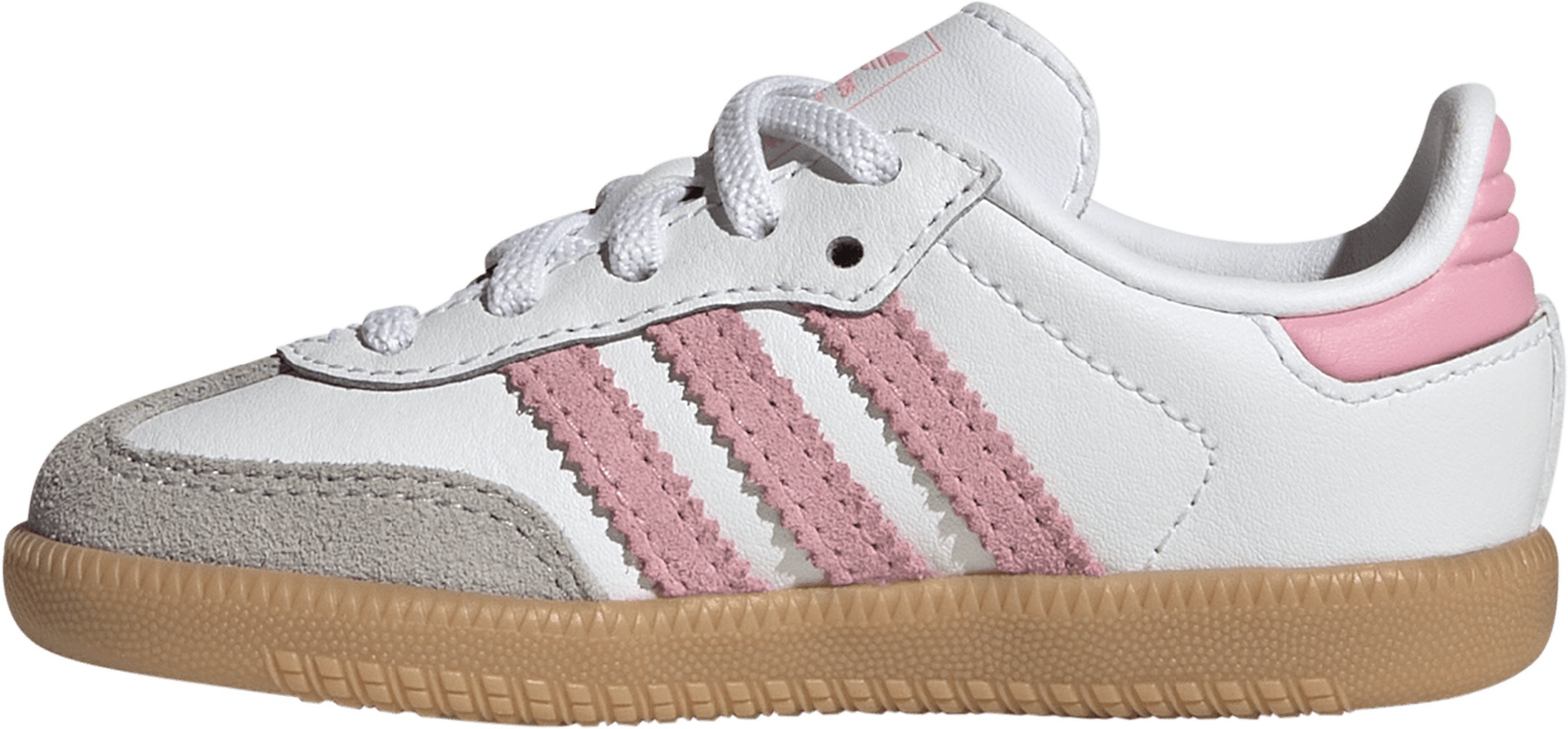 adidas Toddler Samba OG Shoes - White/Light Pink/Gum - View 4