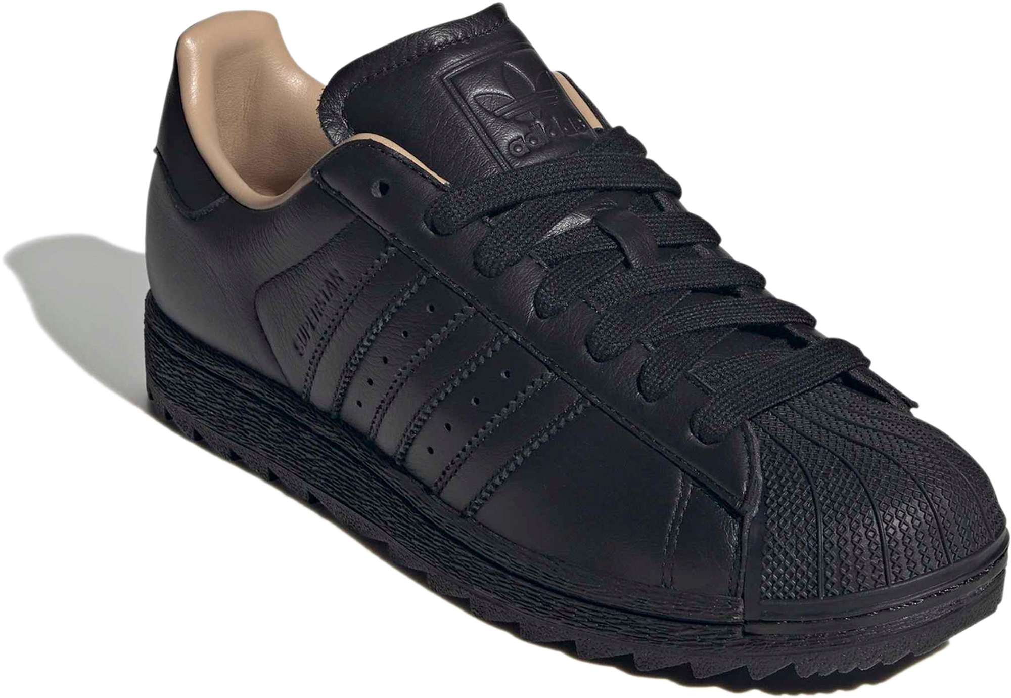 adidas Men's Superstar II Shoes - Ripple Black - View 6