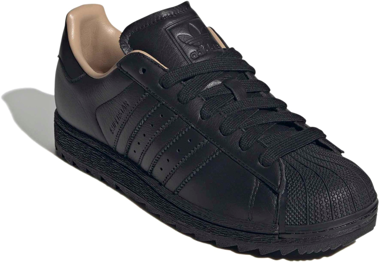 adidas Men's Superstar II Shoes - Ripple Black - View 6