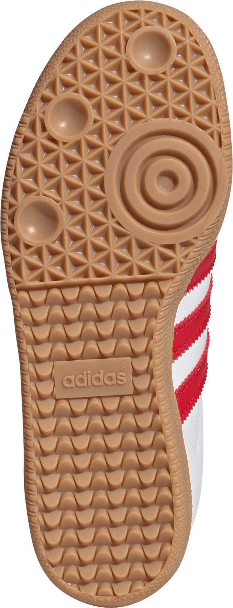 adidas Kids' Grade School Samba OG Shoes - White/Red - View 3