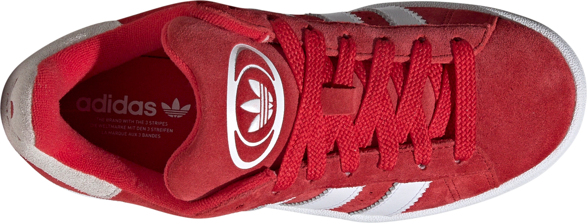 adidas Kids' Grade School Campus 00s Shoes - Red/White - View 4