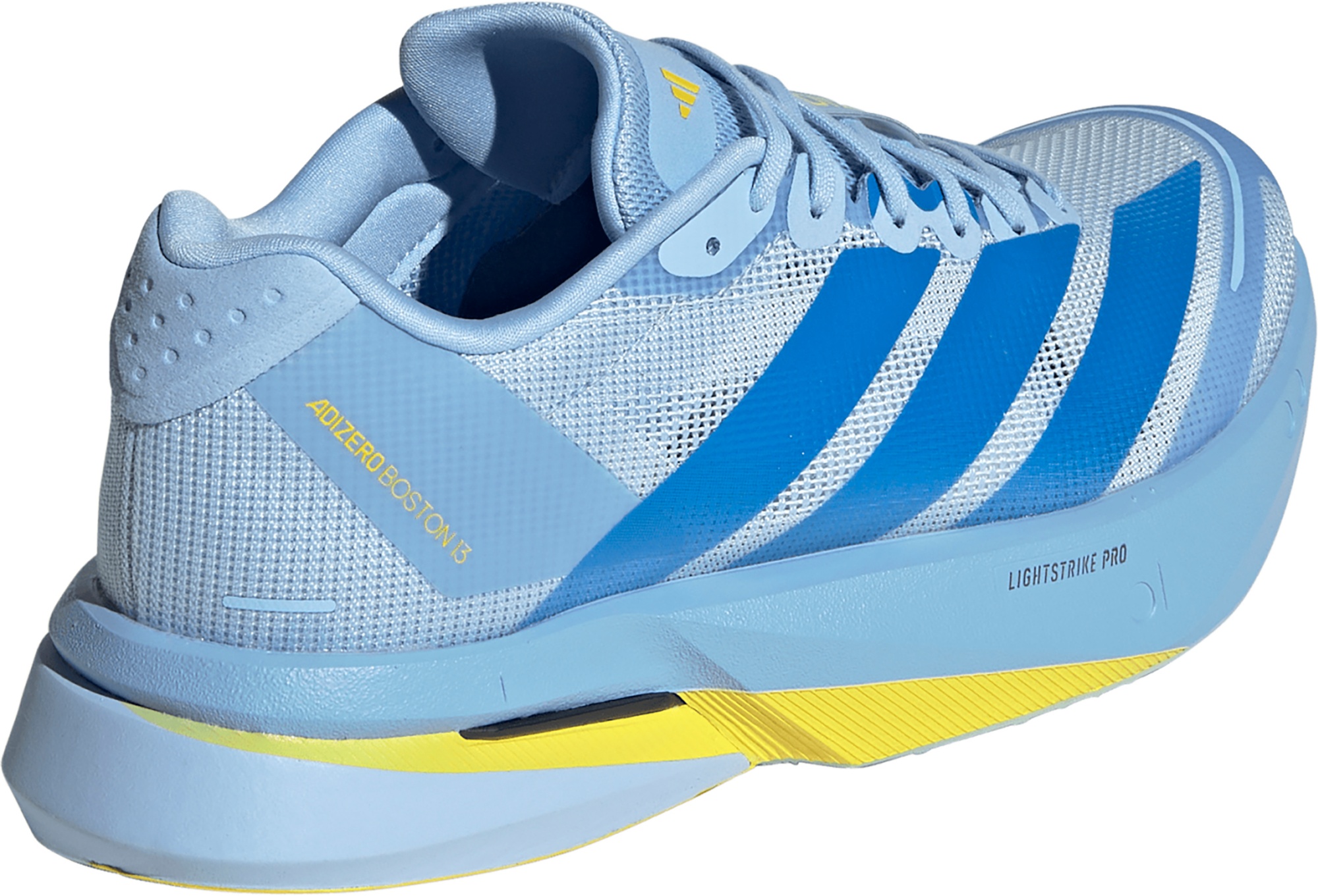 adidas Women's Adizero Boston 13 Running Shoes - Blue/Yellow - View 6