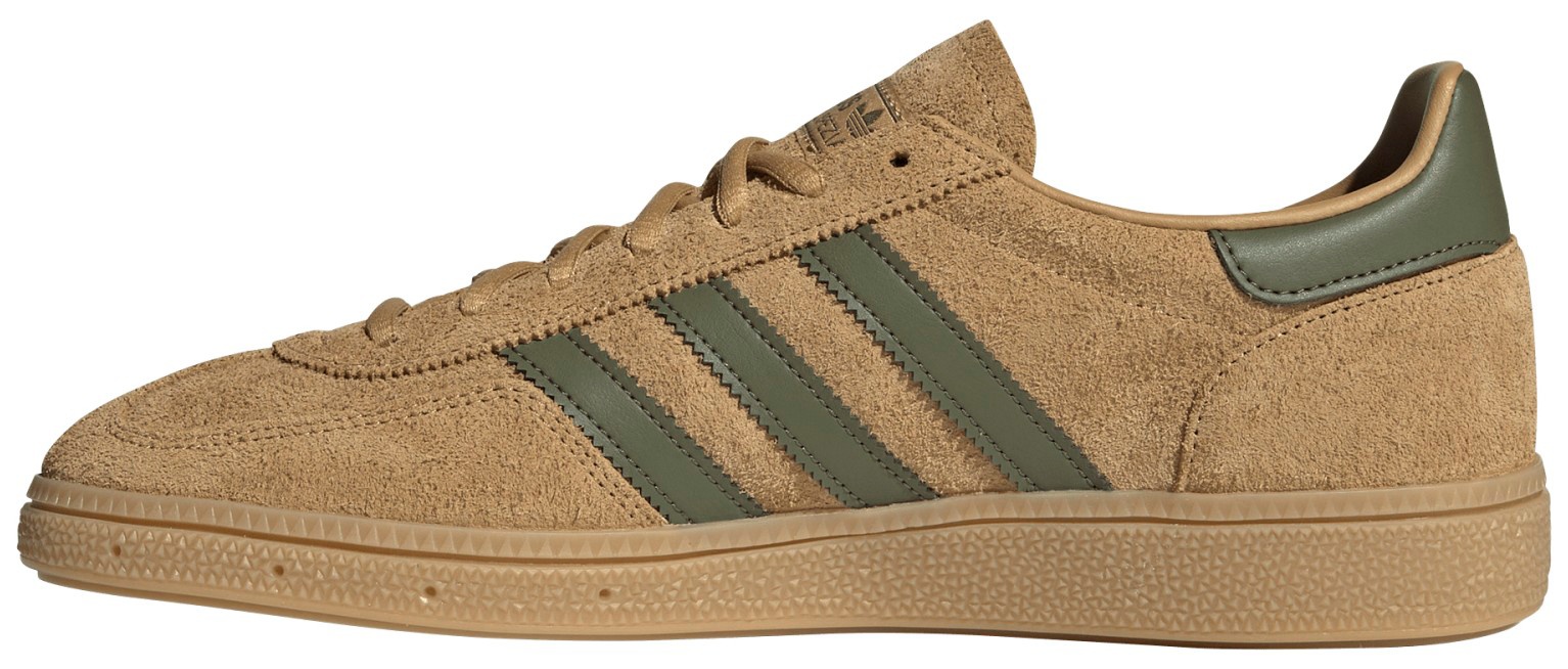 adidas Men's Handball Spezial Shoes - Golden Beige/Olive/Gum - View 4