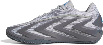 adidas Anthony Edwards 3 'Snow Camo' Basketball Shoes - Dark/Light Grey - View 5