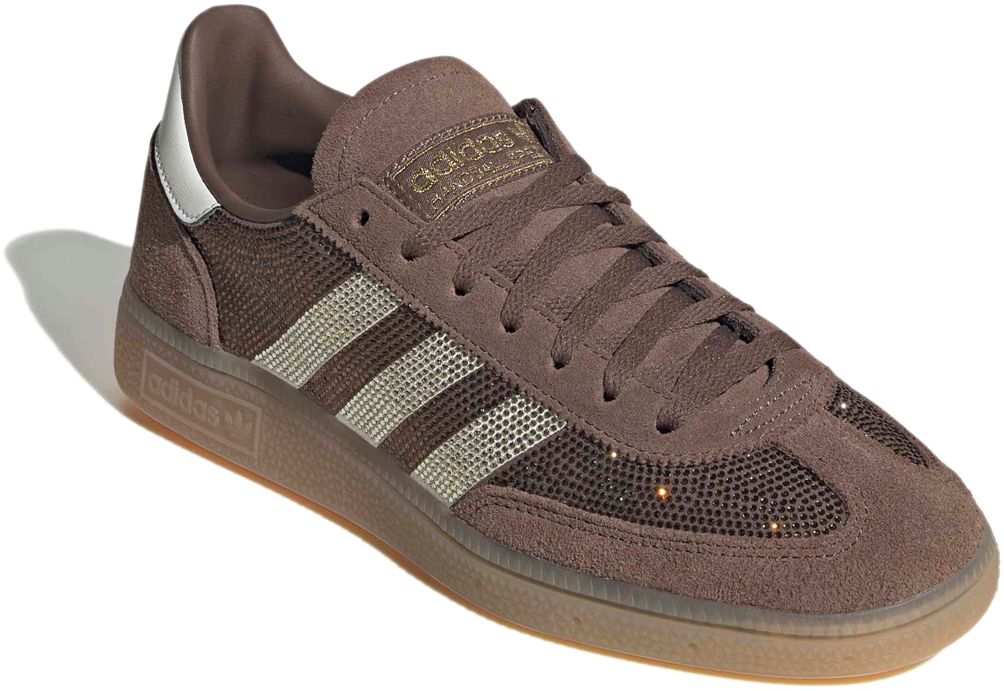 adidas Women's Handball Spezial Shoes - Earth Strata/Off Wht/Gold - View 8