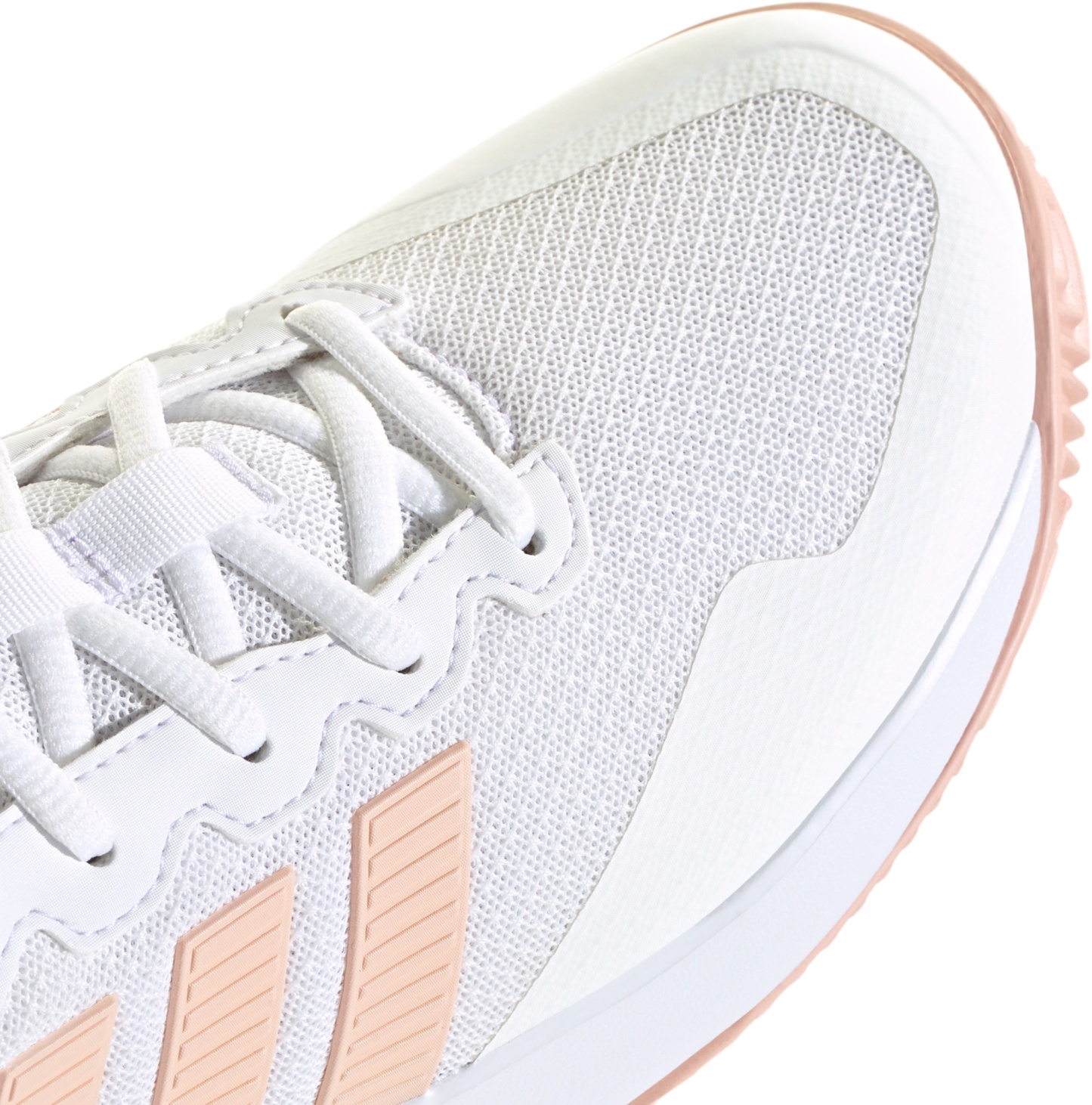 adidas Women's GameCourt 2 Tennis Shoes - White/Blush Pink/White - View 8