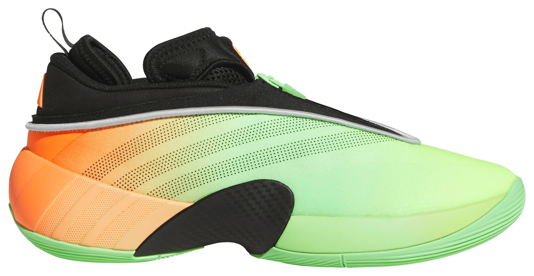 adidas D.O.N. Issue #7 Basketball Shoes - Black/Green/Orange - View 1