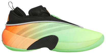adidas D.O.N. Issue #7 Basketball Shoes - Black/Green/Orange - View 1