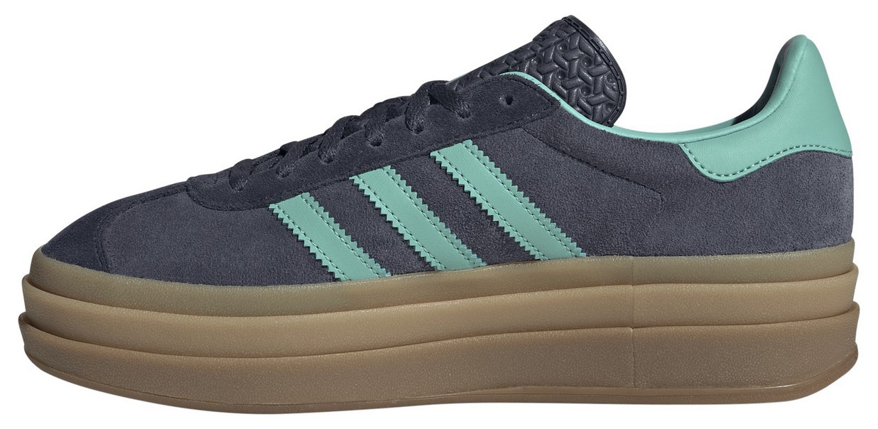 adidas Originals Women's Gazelle Bold Shoes - Navy/Mint - View 4