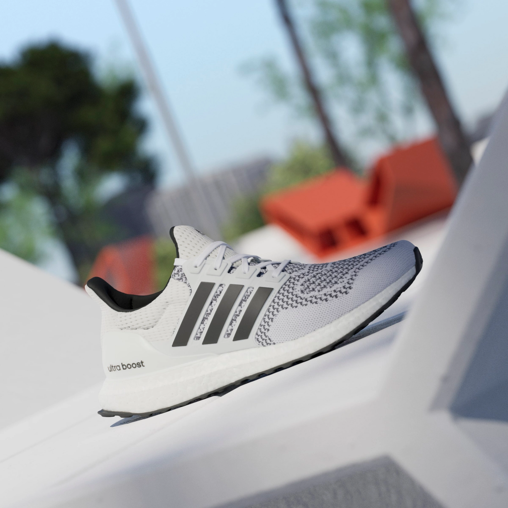 adidas Men's Ultraboost 1.0 Shoes - White/Black/Black - View 2