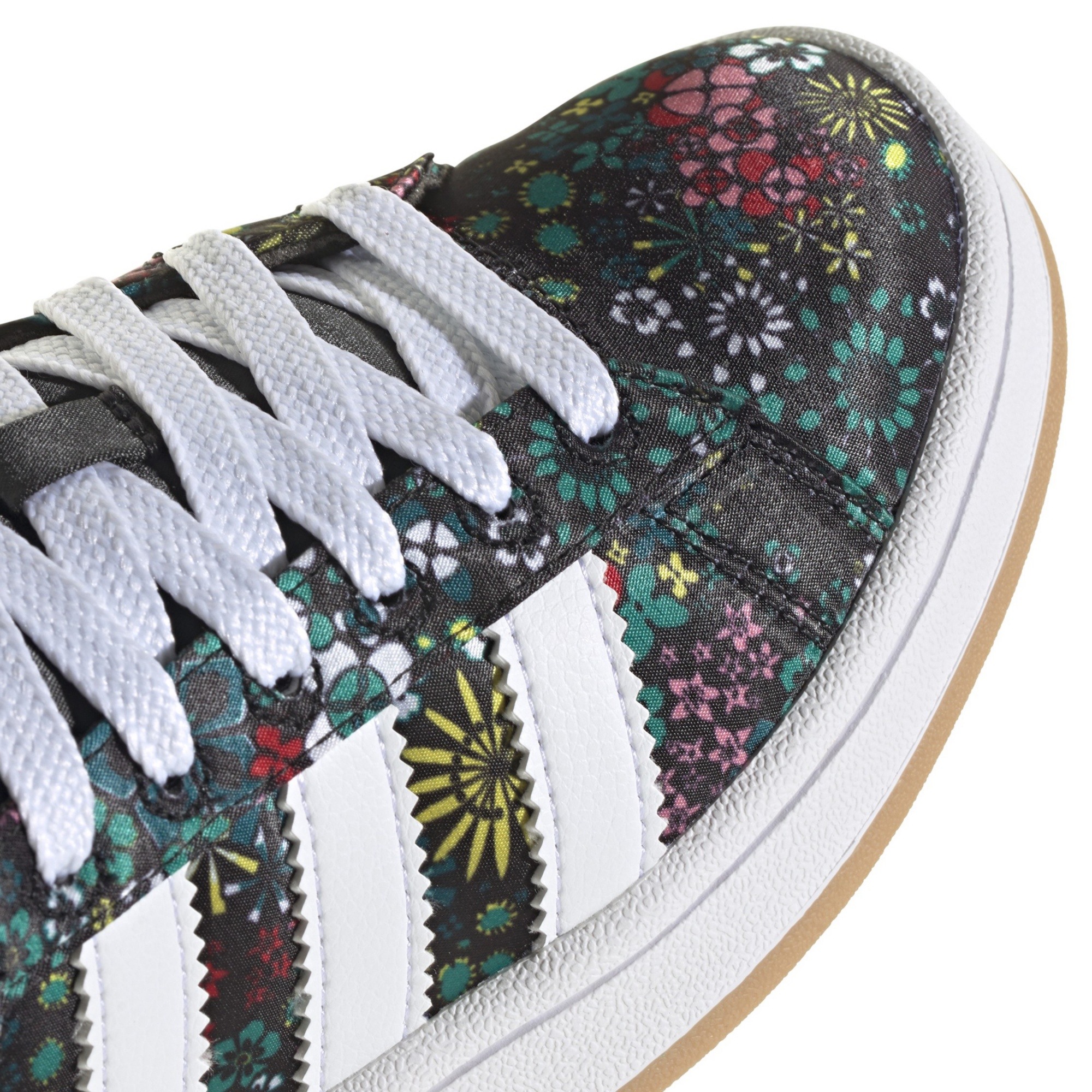 adidas Kids' Grade School Campus 00s Shoes - Black/White/Gold Metallic - View 7