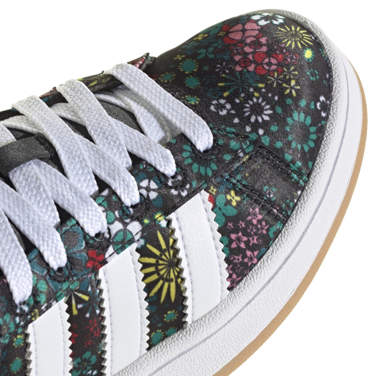 adidas Kids' Grade School Campus 00s Shoes - Black/White/Gold Metallic - View 7