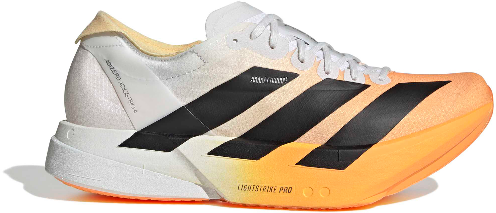 adidas Men's Adizero Adios Pro 4 Running Shoes - Lucid Tangerine/Black/Crystal - View 1