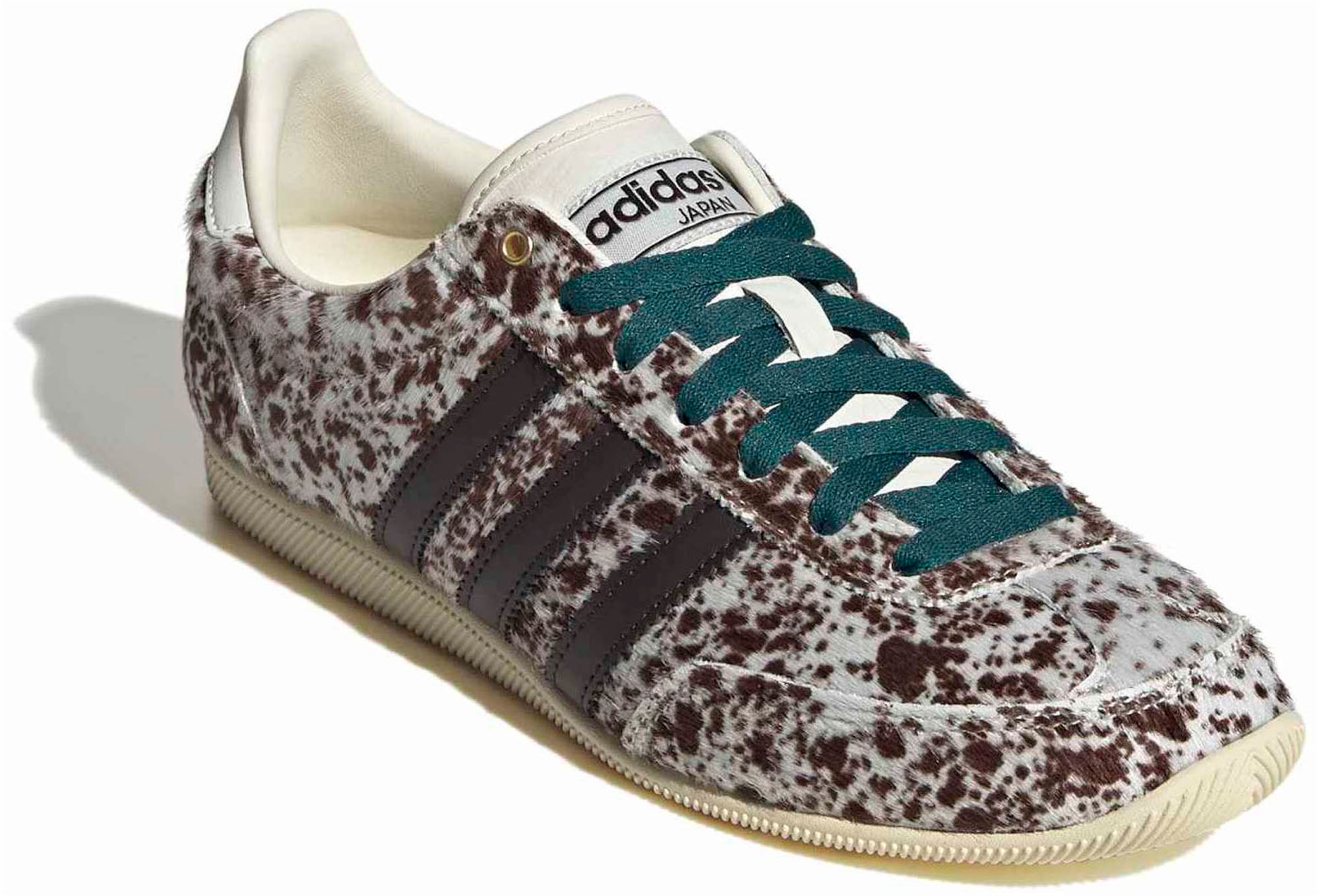 adidas Women's Japan Shoes - Wht/Dk Brown Pony Hair - View 6