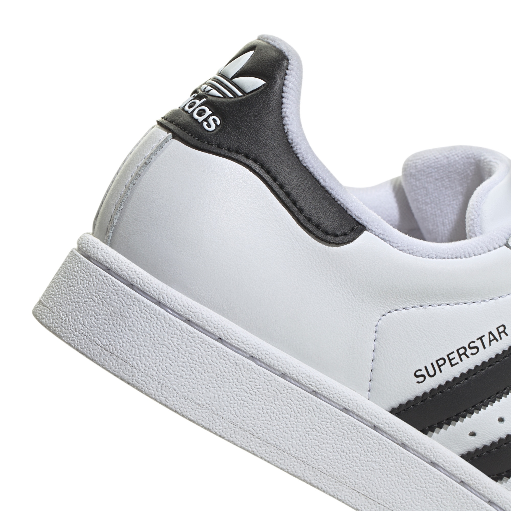 adidas Women's Superstar II Shoes - White/Black/White - View 6