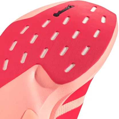 adidas Women's Adizero EVO SL Woven Running Shoes - Frozen Turbo/Lucid Red/Silver Met. - View 8