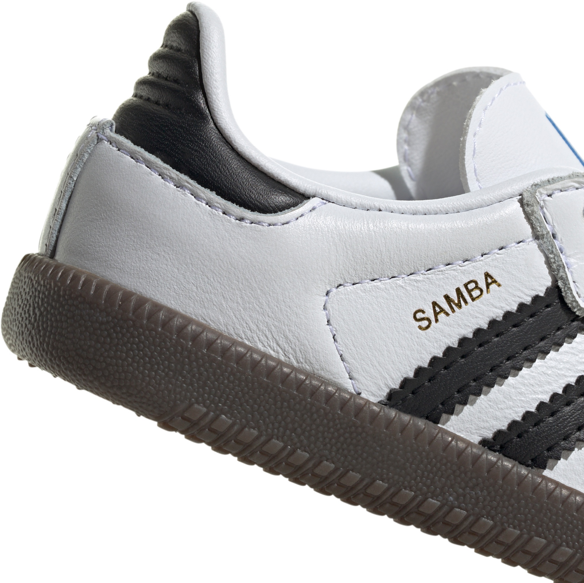 adidas Toddler Samba OG Shoes - White/Black/Gum - View 7