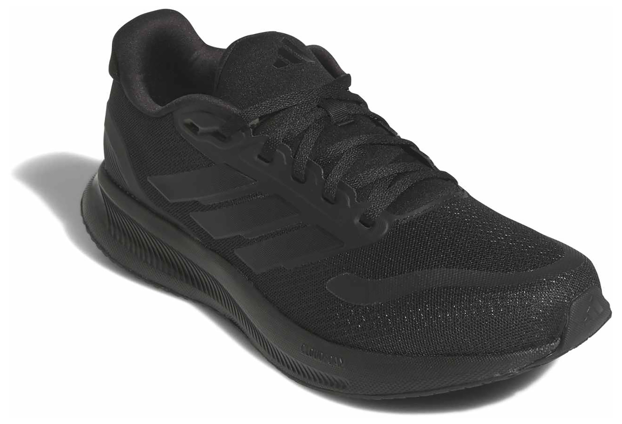 adidas Men's Runfalcon 5 Running Shoes - Core Black/Core Black/Ftwr White - View 5
